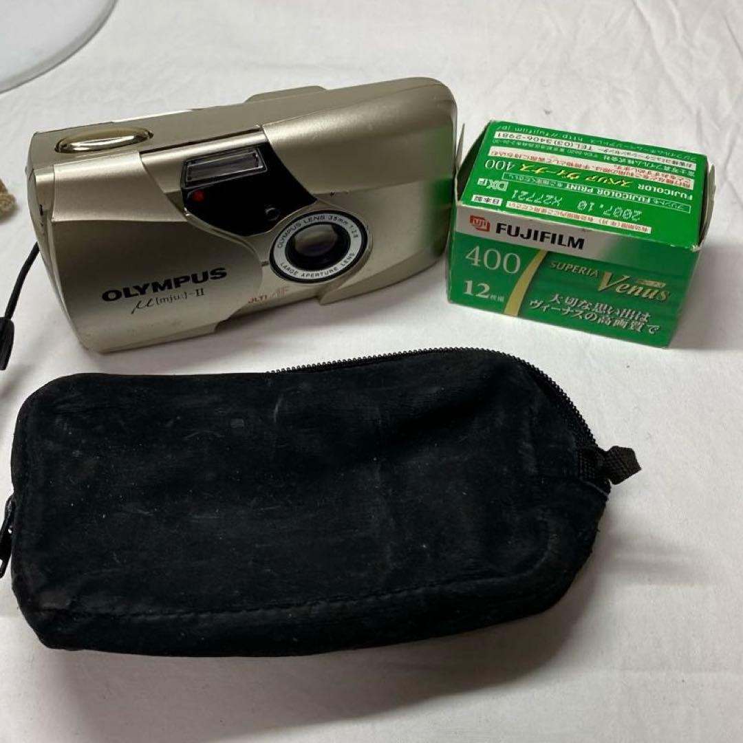 オリンパス μ mju-II ミュー2 コンパクトフィルムカメラ 訳あり