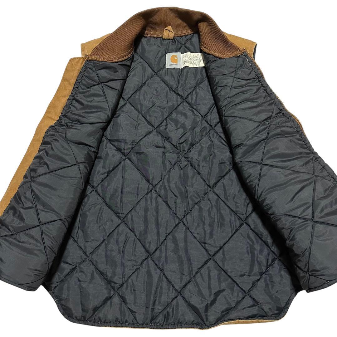 【1995年製・USA製】カーハート ダックベスト 腰ゴム