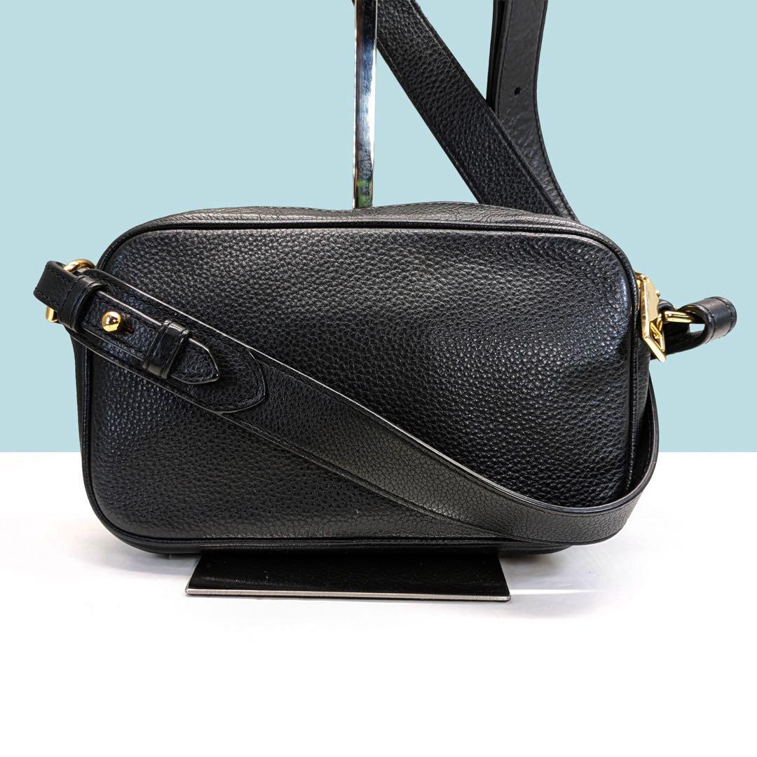 マークジェイコブス ショルダーバッグ シャッター カメラバッグ レザー 黒