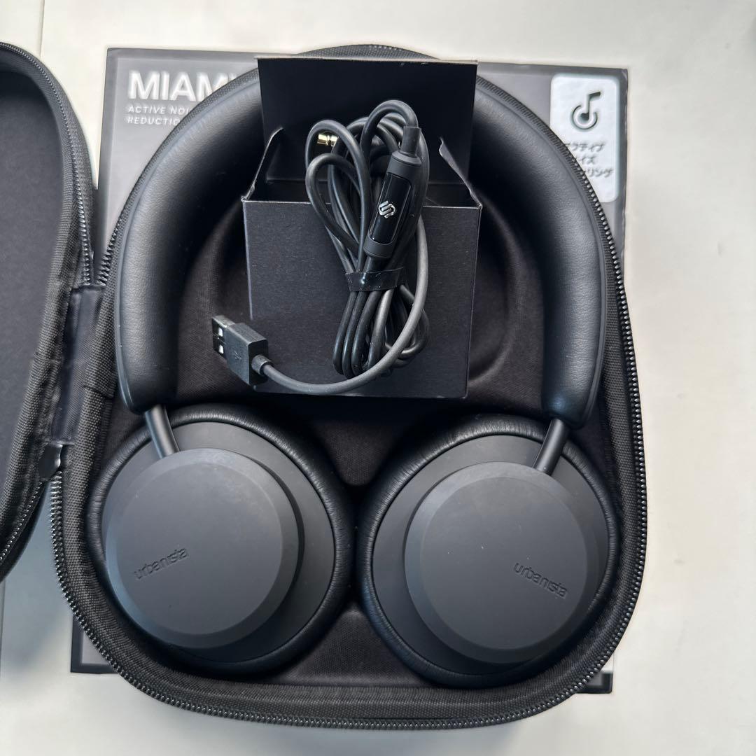 urbanista MIAMI ワイヤレスヘッドホン ブラック