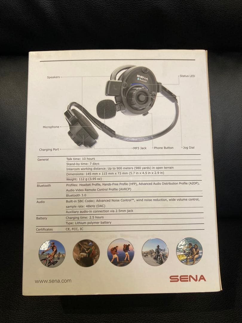 未使用 セナ SENA SPH10 Bluetooth ワイヤレスヘッドセット