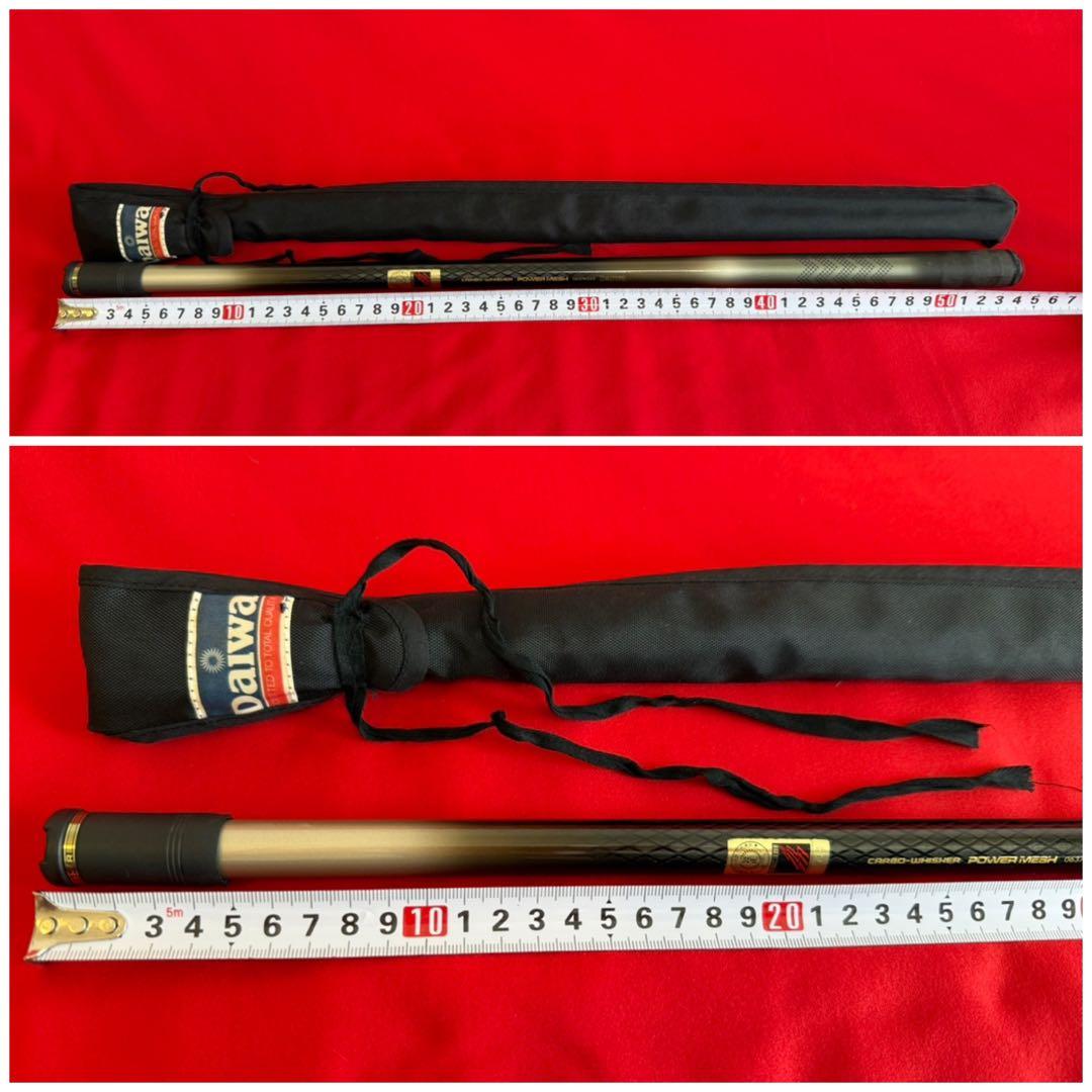 ダイワ ★☆ カーボウィスカー パワーメッシュ 早霧 抜 硬調硬 54 渓流竿