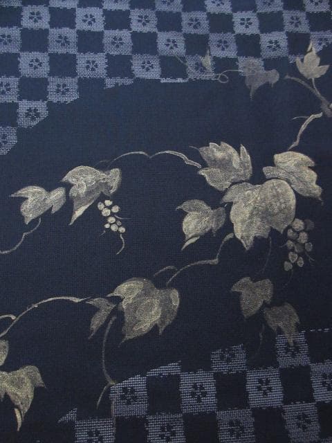 未着用に近い！さが美製＊純泥染＊７マルキ＊本場大島紬＊訪問着＊１５２ｃｍ＊裄６３