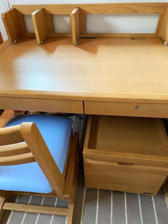 ★ OTSUKA 大塚家具 天然木 デスクのみ （チェア、ワゴン、は別出品中）