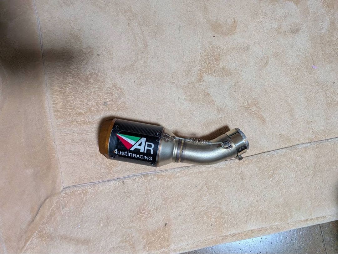 zx25r 4rr用 マフラー 中間パイプ付き