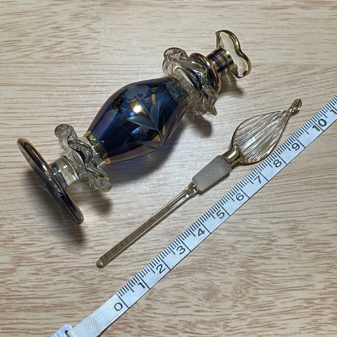 エジプト　香水瓶　ガラスボトル　ガラス工芸　アートグラス　合計9本セット　未使用