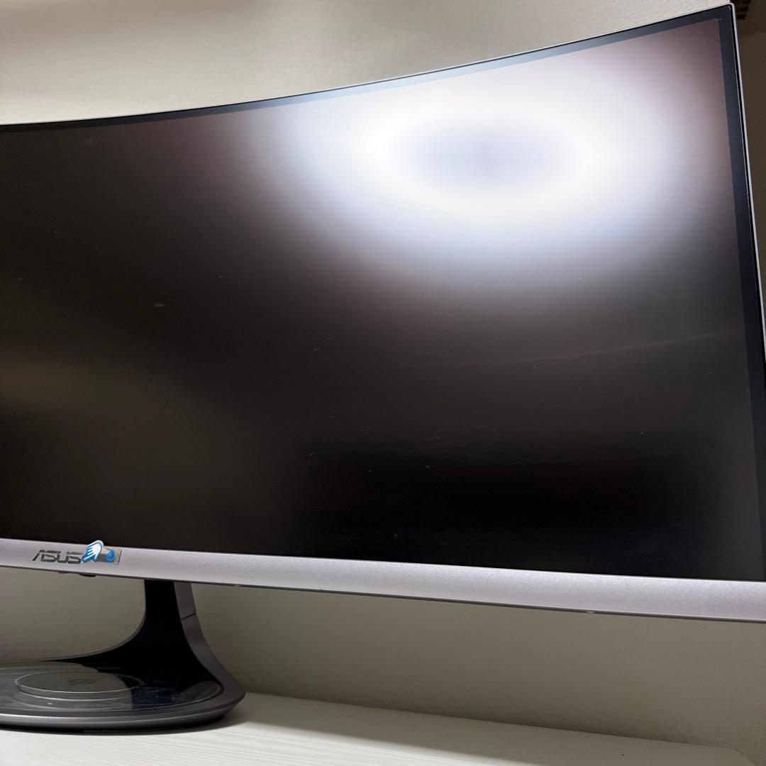 美品 ASUS ウルトラワイド MX38VC 37.5インチ 曲面 UWQHD+