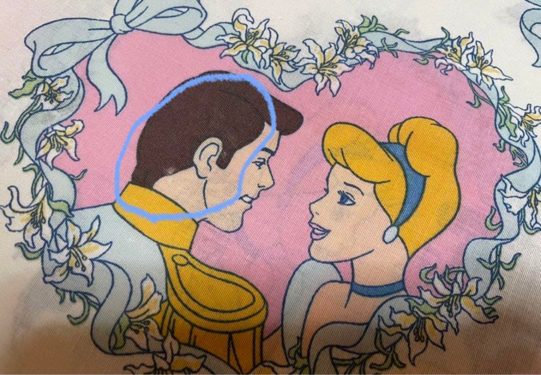 ディズニー　シンデレラ　ビンテージ　フラットシーツ