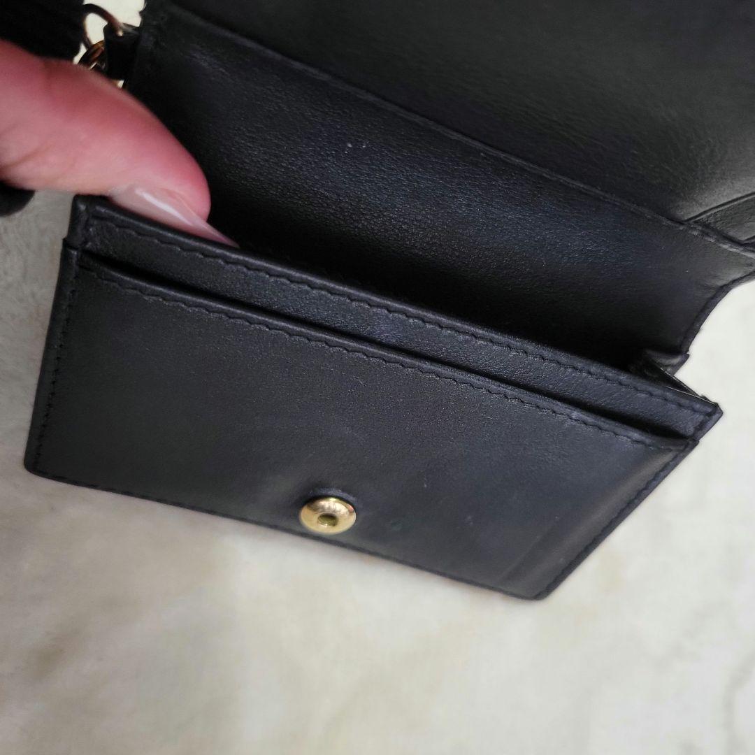 ディオール　名刺入れ　Lady Dior Bloom　カードホルダー　パテント