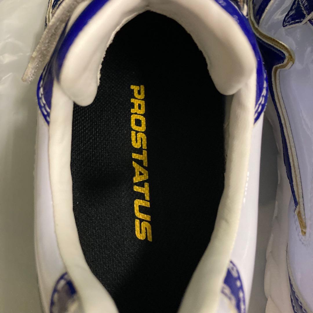 ZETT ゼットプロステイタストレーニングシューズ 白/青