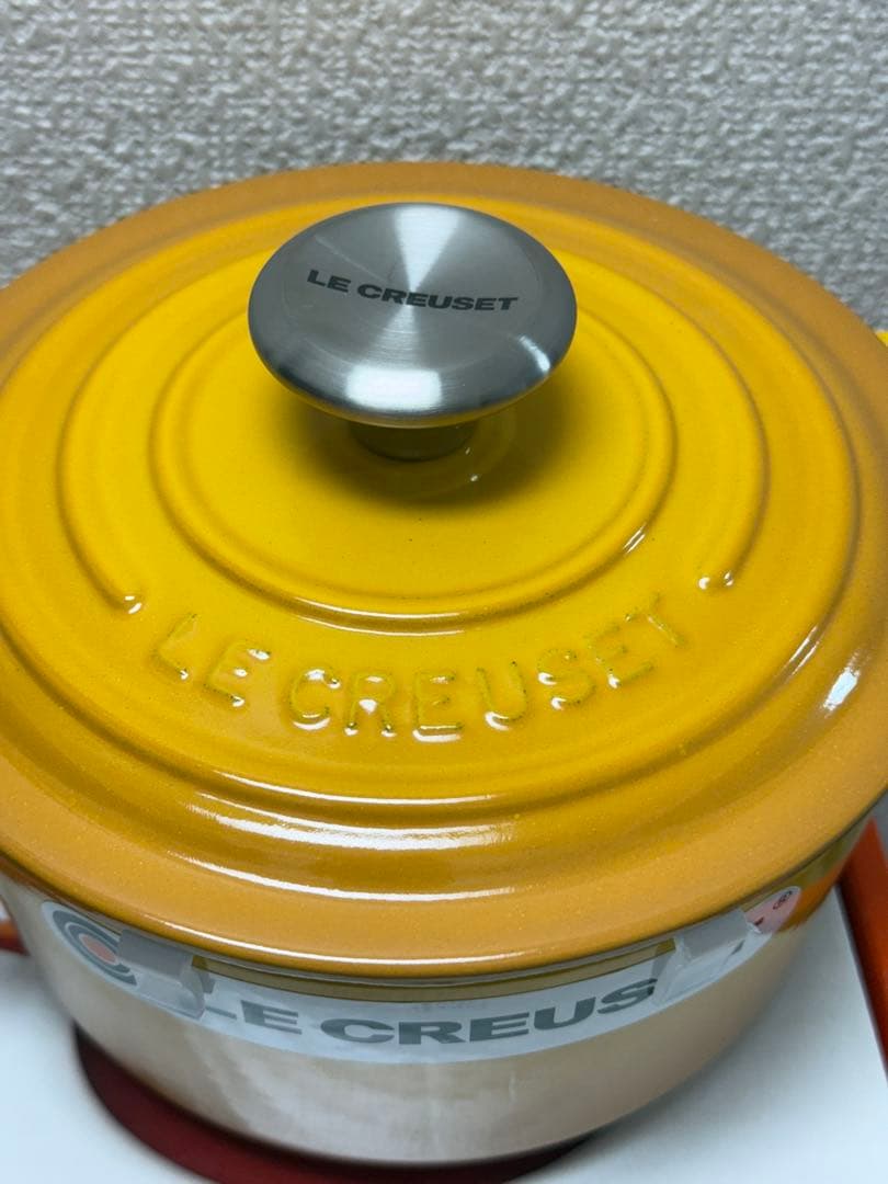 【新品】ルクルーゼ ココットロンド 16cm ネクター　両手鍋