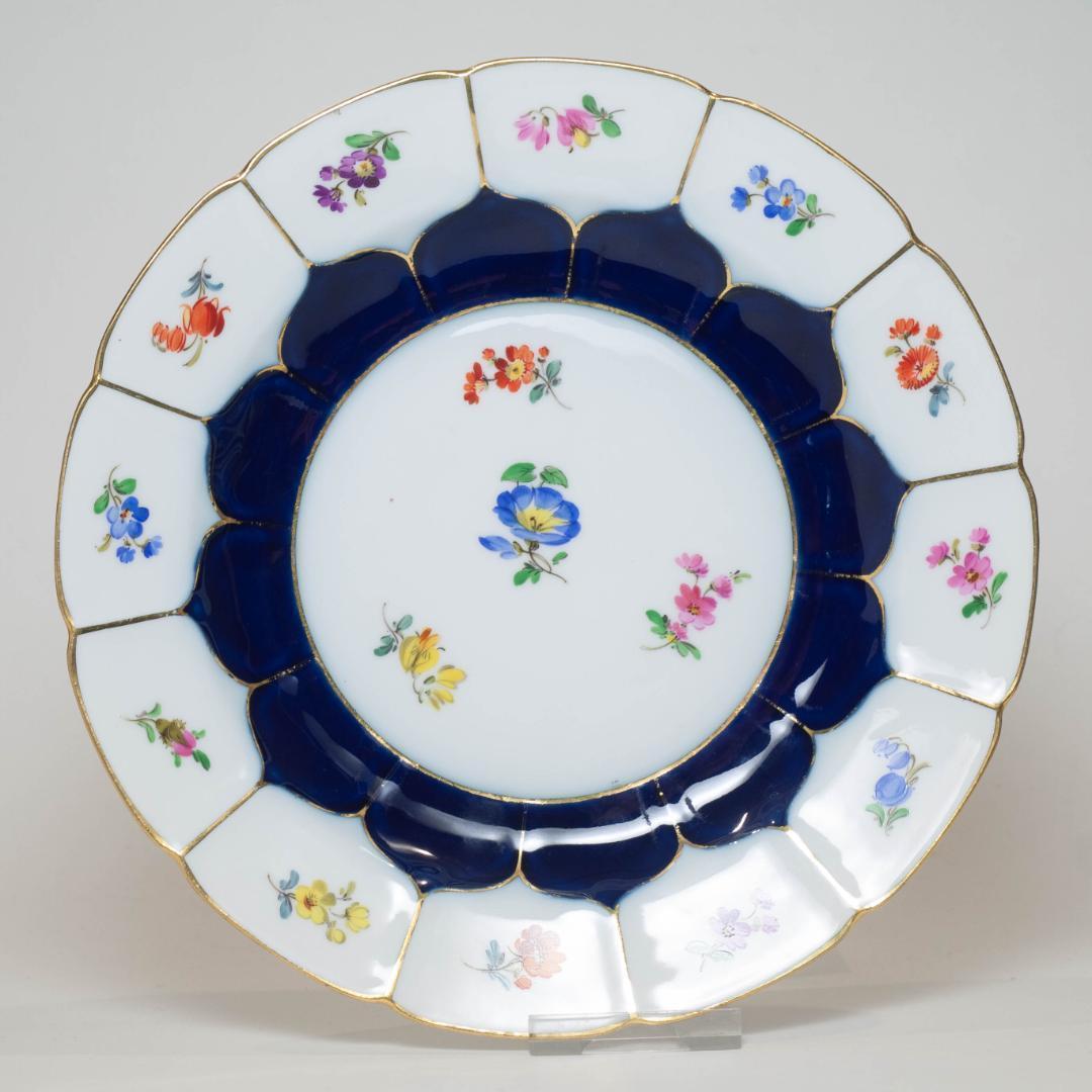 マイセン X-フォーム カップアンドソーサー デザート プレート １級品