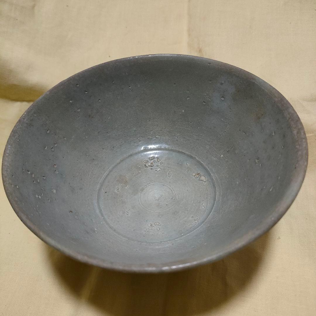 李朝　高麗　青磁茶碗　時代物　骨董アンティークNo.164