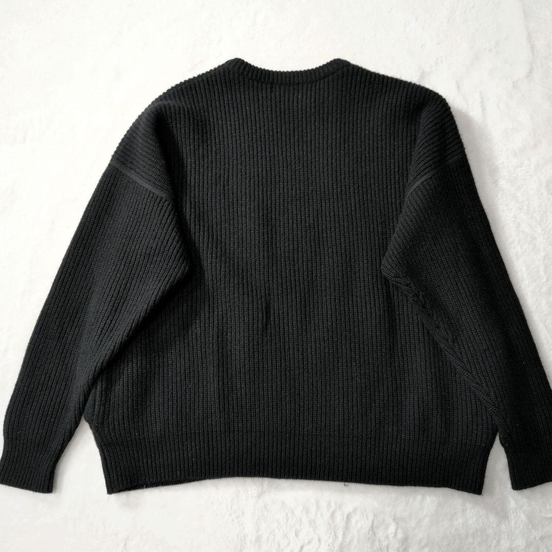 【美品】CLANE HOMME クラネオム ジップニットブルゾン 黒