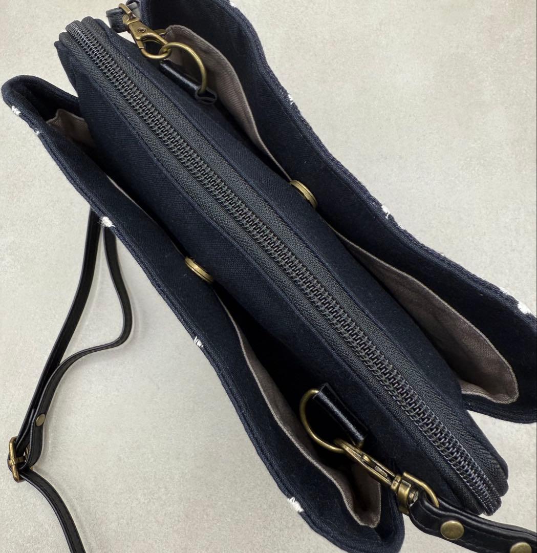 ミナペルホネン runrunrun ハンドメイドバッグ 1110Ⓐ