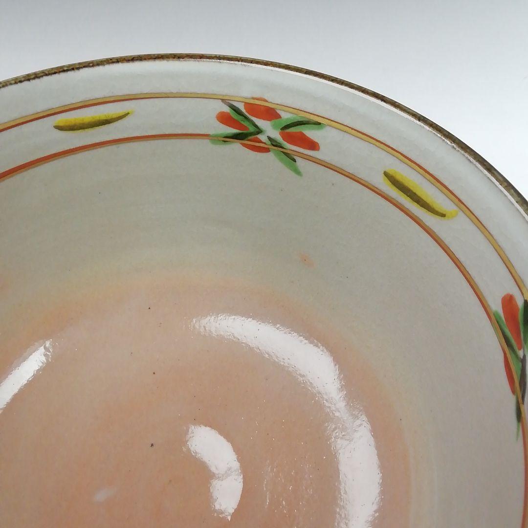 Ｗ２２９　茶碗　『赤絵　卯』『橋本永豊 造』　共箱　抹茶碗　茶道具