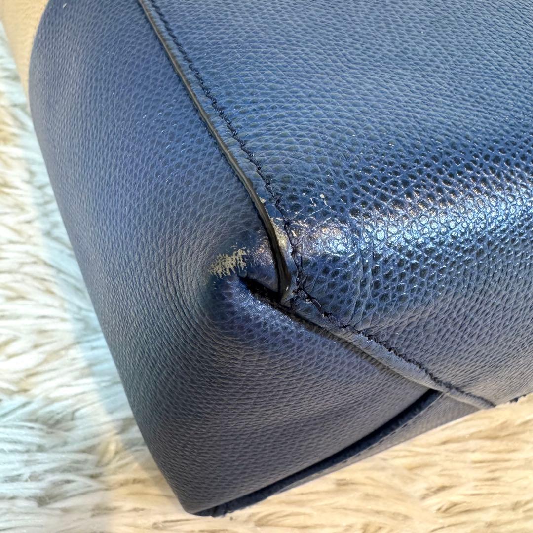 大人気✨セリーヌ バーティカルカバ スモール 2way レザー バイカラー