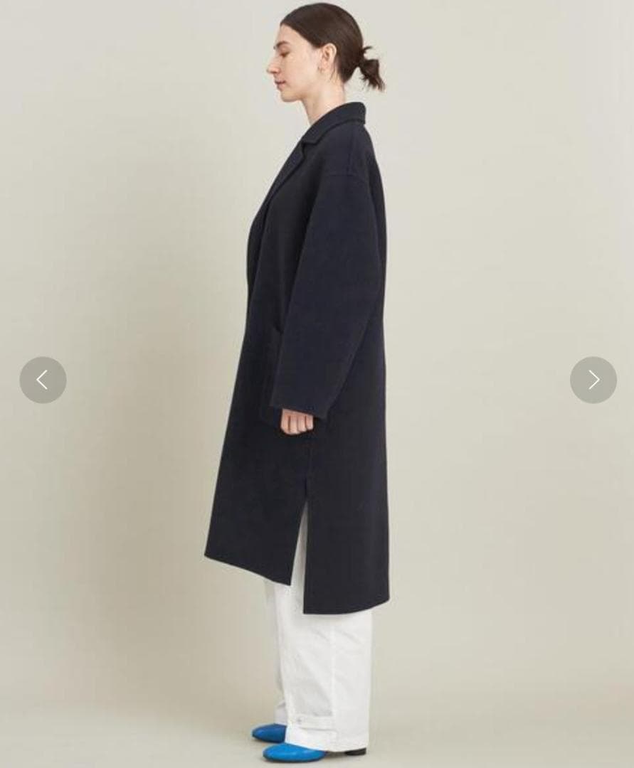 22aw Beauty & Youth テーラード リバーコート M