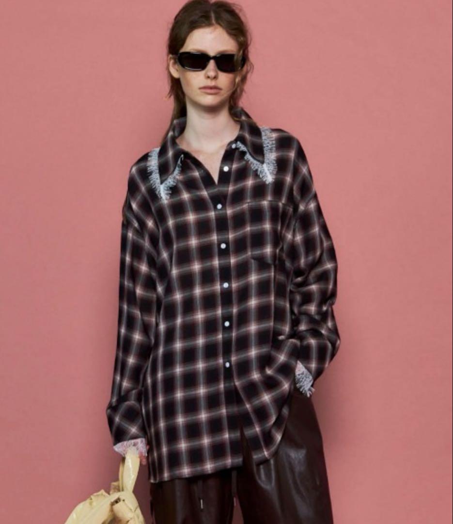 メゾンスペシャル チェックシャツ