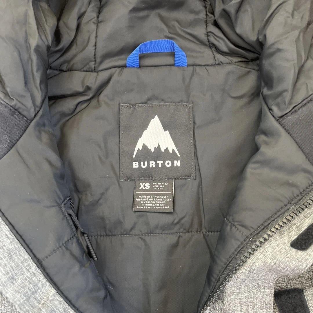 BURTON スノーボードウェア セット XS (110cm)グレー・ブラック