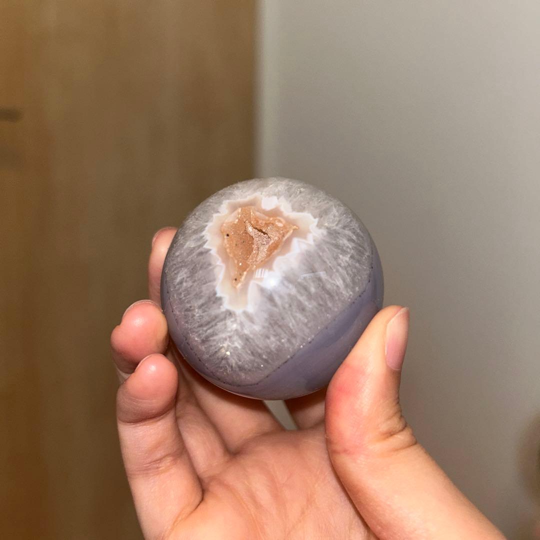 シュガー モスアゲート 瑪瑙 スフィア 49.9ミリ