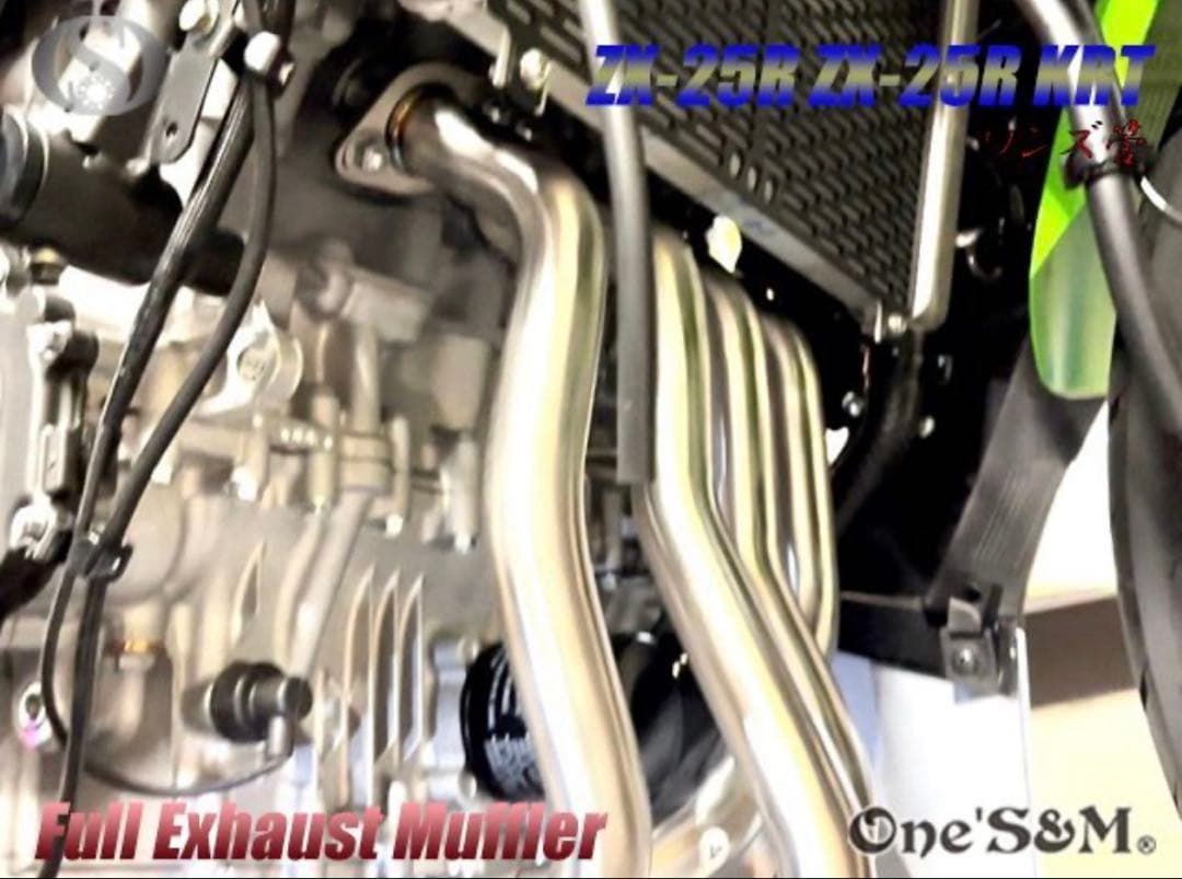 ZX25R専用 フルエキゾーストマフラー ロングデルタサイレンサーZX-25R