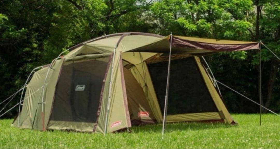 【美品】コールマン テント タフスクリーン2ルームハウス 限定カラーオリーブ