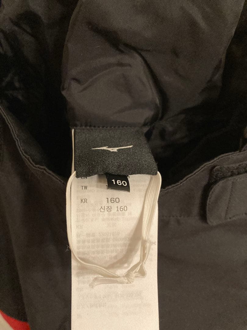 Mizuno スキーウェア 160 レッド/ブラック