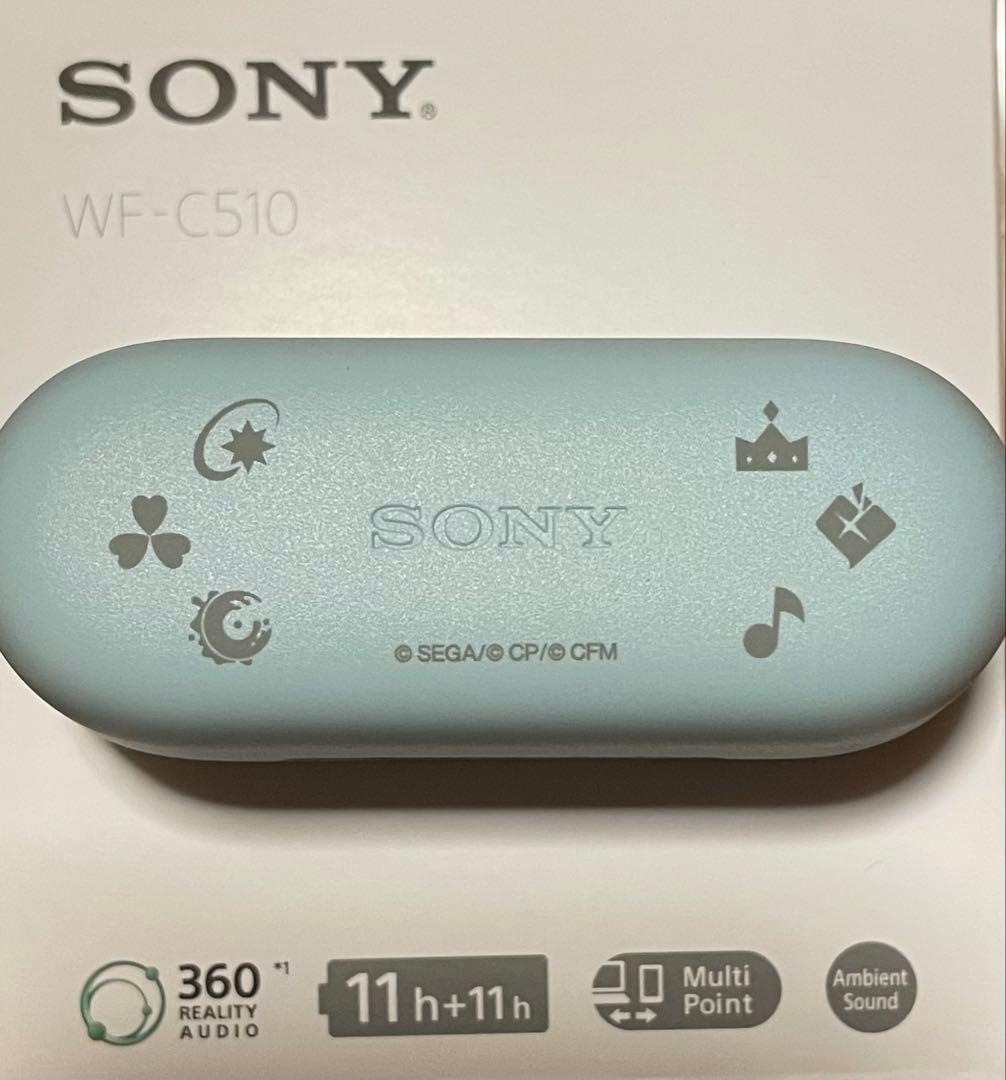 初音ミク　SONY Vivid BAD SQUAD コラボイヤホン　ブルー