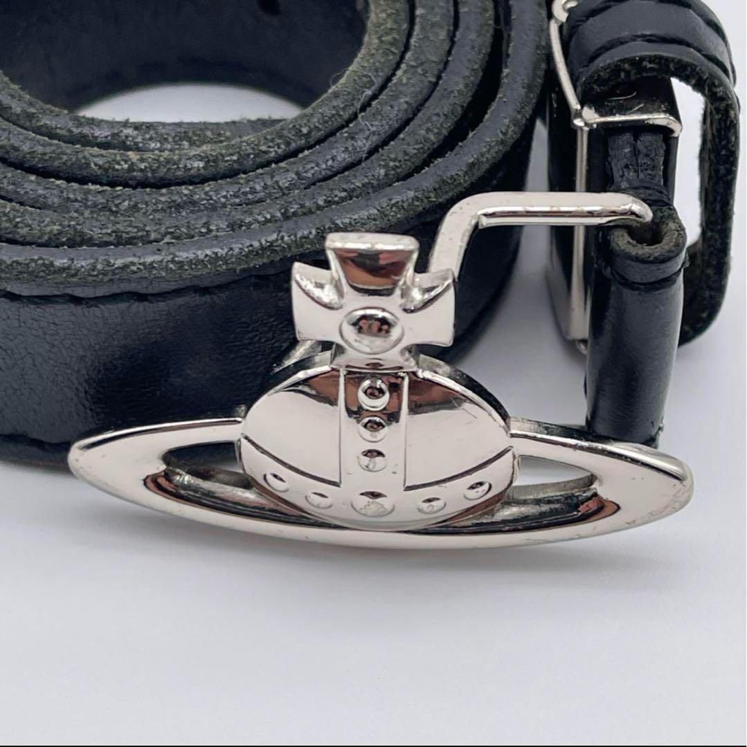 美品 vivienne westwood MANオーブバックル レザー ベルト