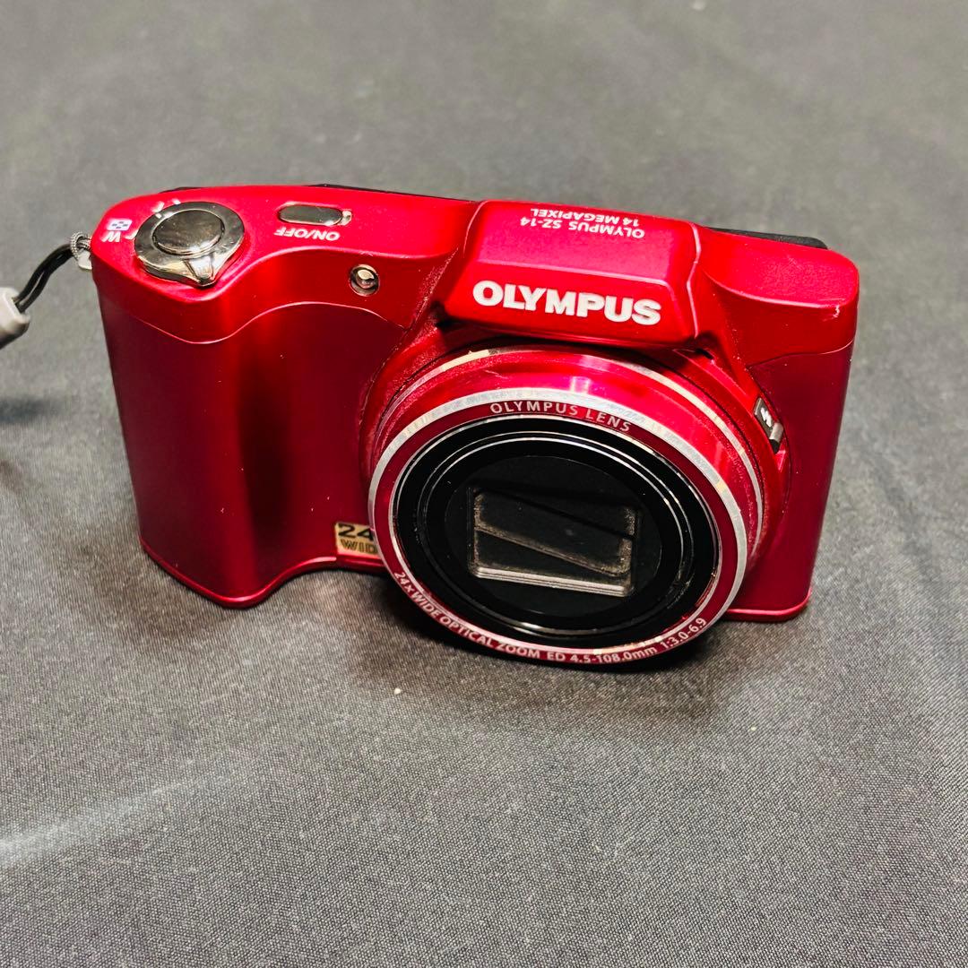 OLYMPUS SZ-14 レッド　デジタルカメラ