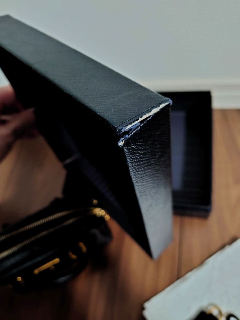 PRADA サフィアーノ レザー ミニバッグ チェーンショルダーバッグ