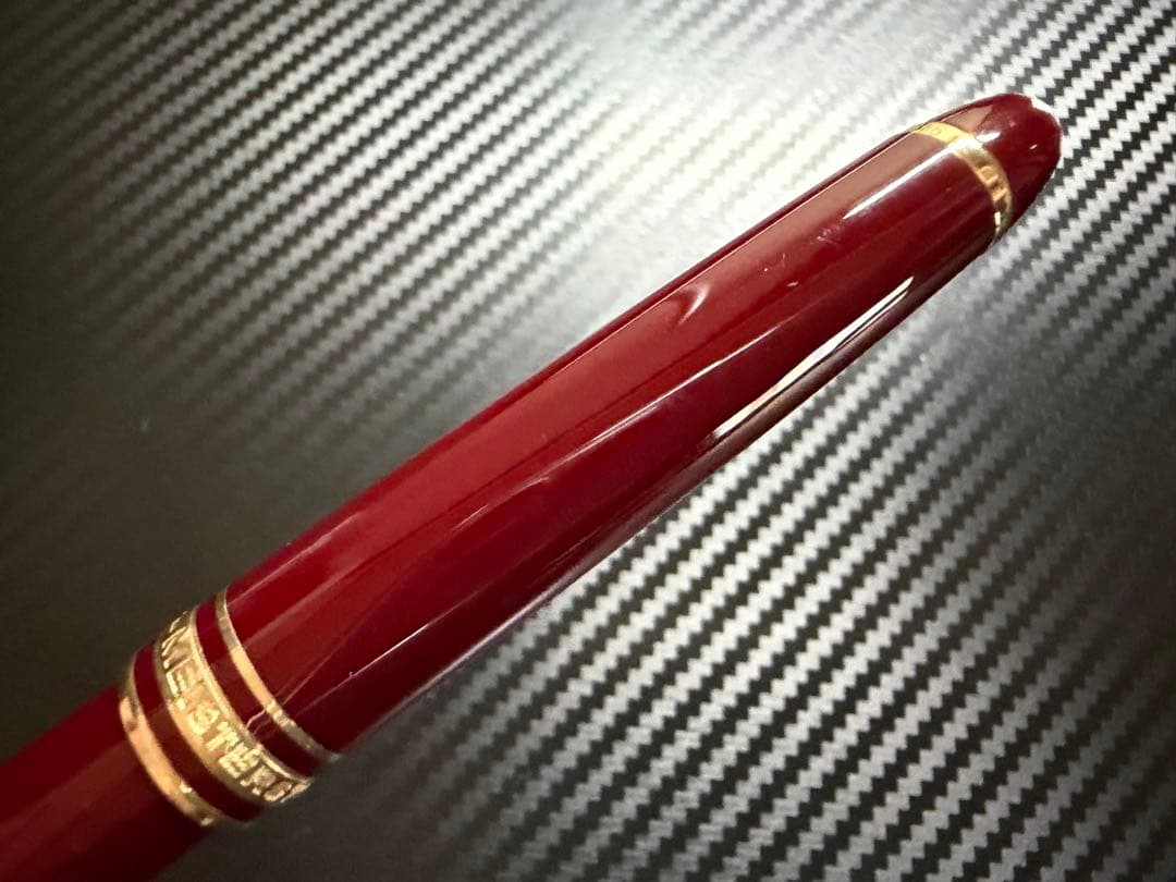 美品 Mont Blanc 144 万年筆 ボルドー 中白 F 細字