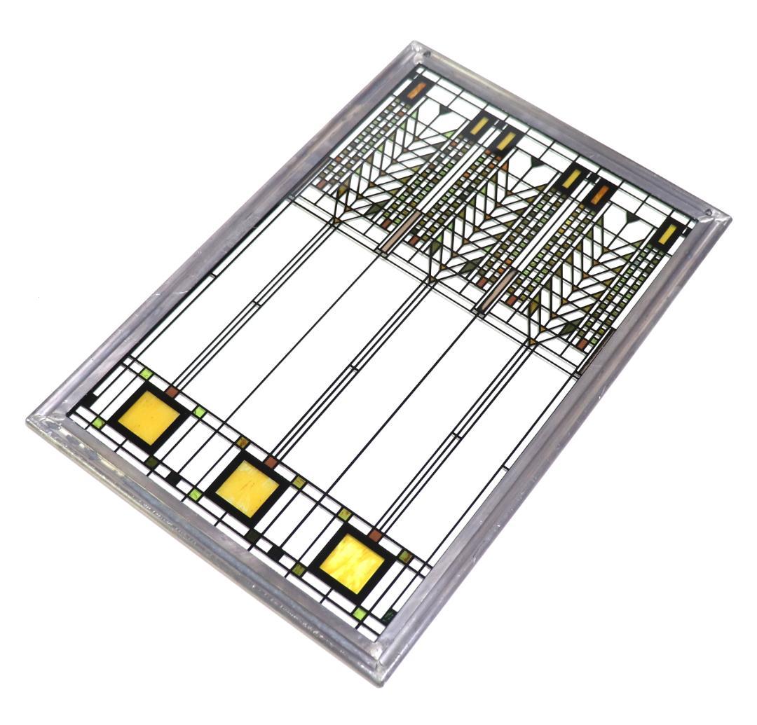 フランク・ロイド・ライト ヴィンテージステンドグラス 生命の木 ツリーオブライフ