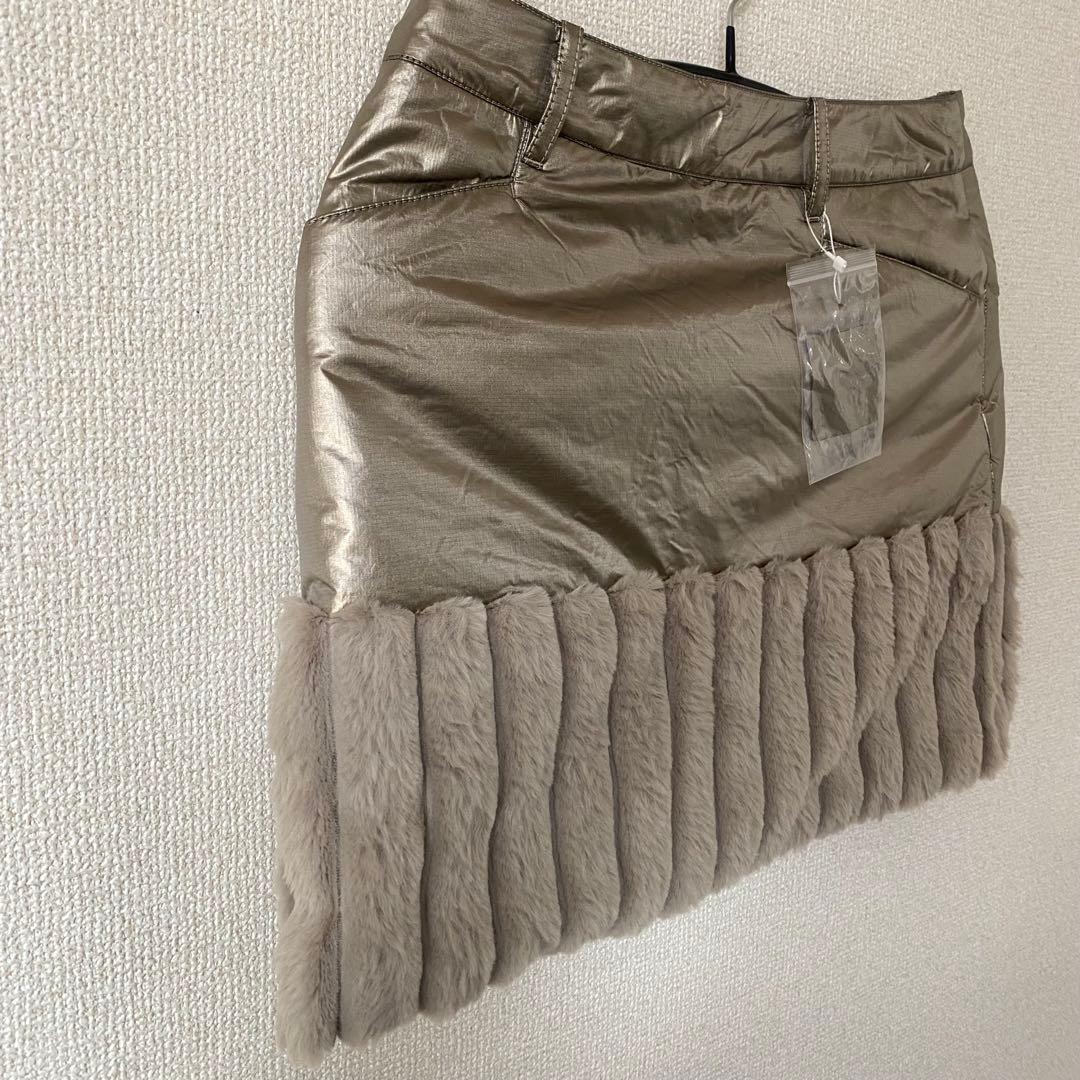 マスターバニーエディション メタリックゴールド フリルスカート