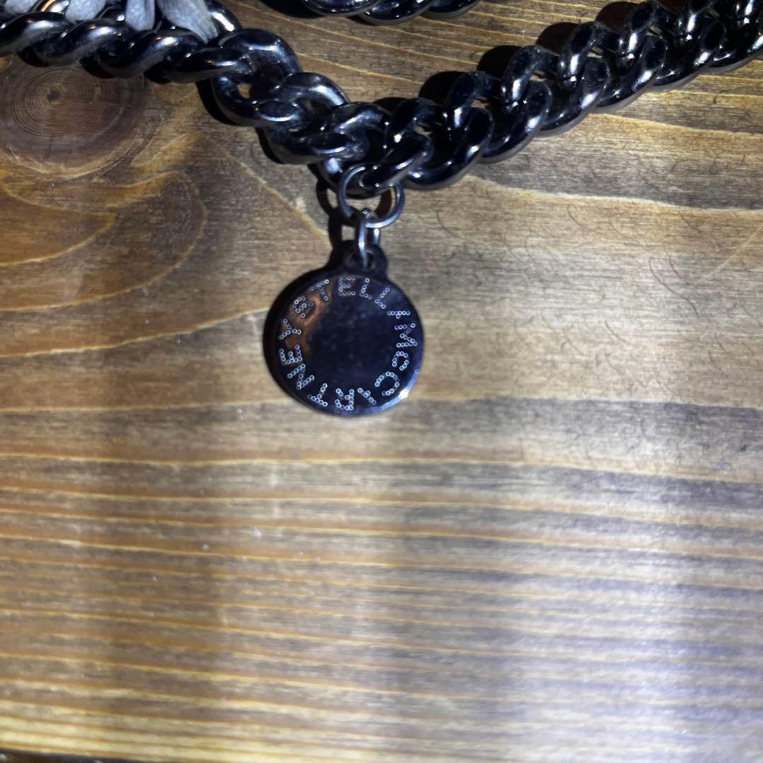 グレー スエード ショルダーバッグ