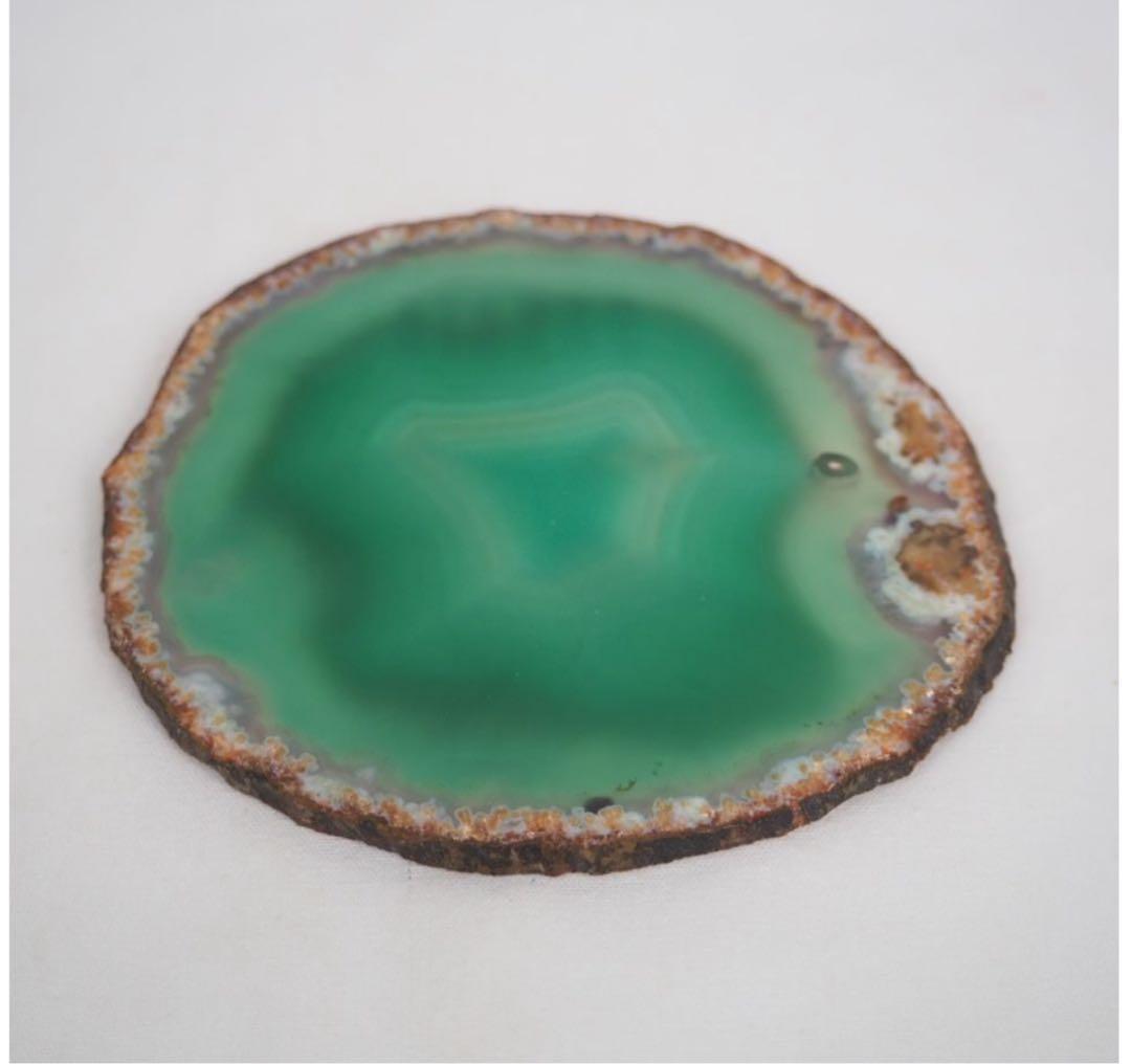 送料無料　瑪瑙　敷板　瓶敷　瓶床　一枚　11.5×11×0.5ｃｍ