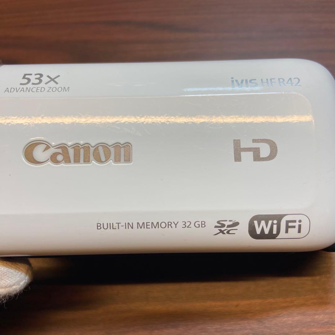 Canon デジタルビデオカメラ iVIS HF R42 ほぼ新品 3463