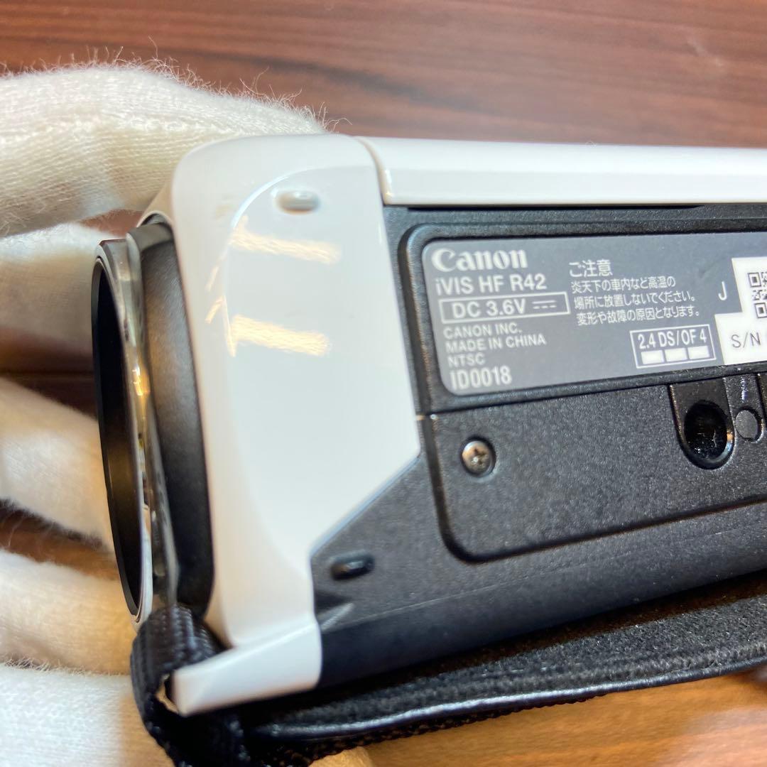 Canon デジタルビデオカメラ iVIS HF R42 ほぼ新品 3463