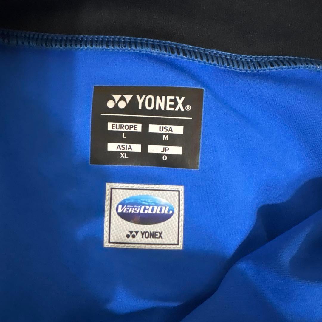 ヨネックス ニットウォームアップシャツ O XL ブルー