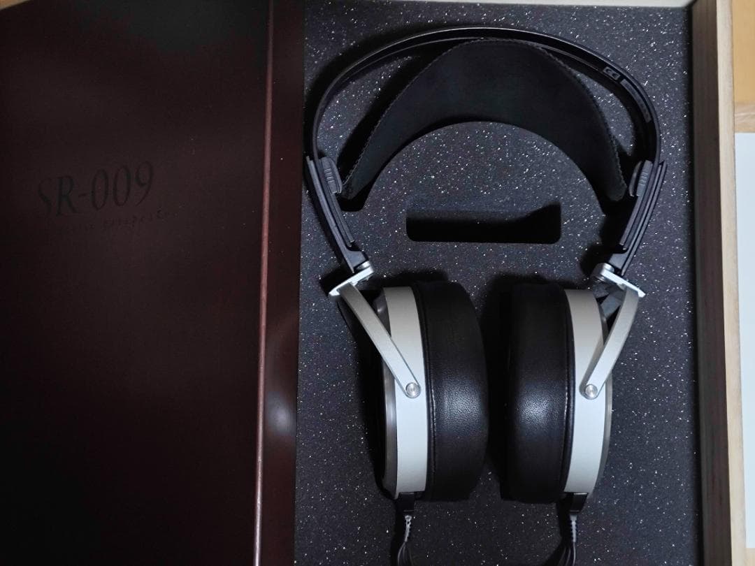 STAX SR-009 静電型ヘッドホン 美品 箱付き