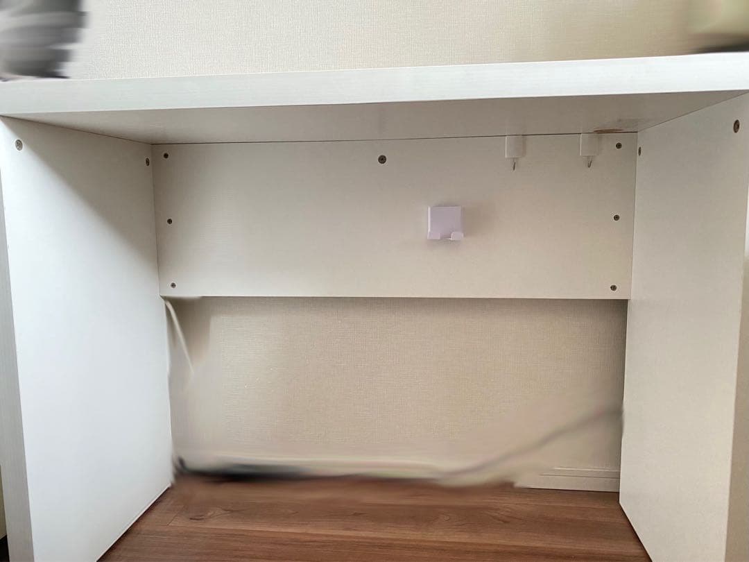 ニトリ スリム デスク ニック ホワイト 白 学習 勉強 机 作業台 パソコン