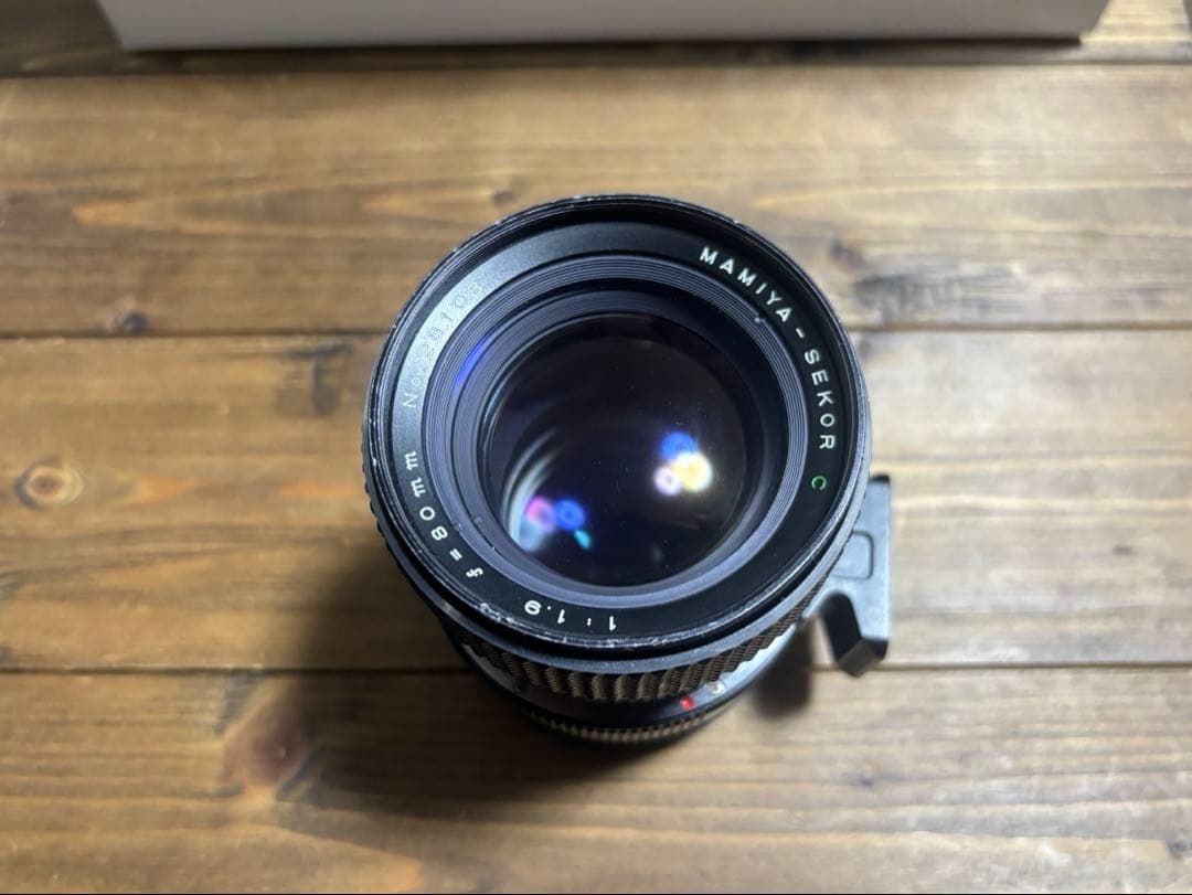 Mamiya Sekor C 80mm f/1.9 レンズ+アダプター