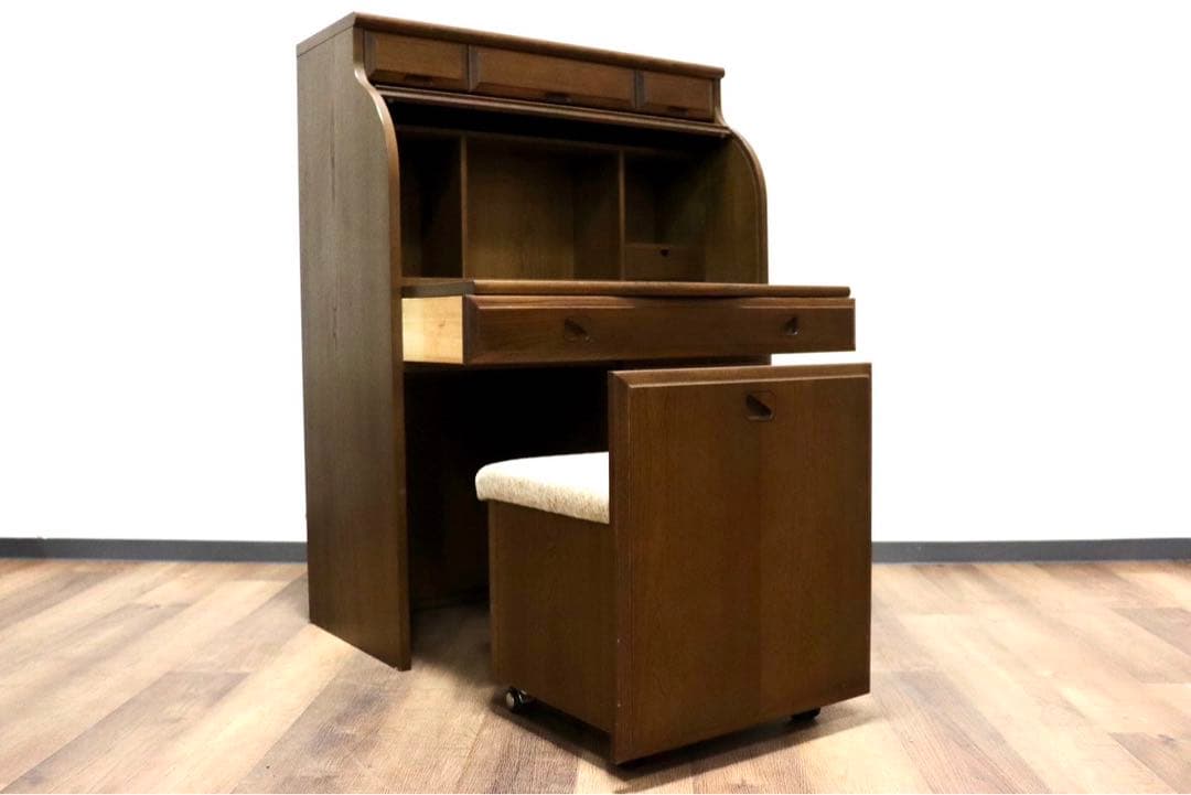 GMHH178○中屋家具 遊 ライティングビューロー ドレッサー デスク 化粧台