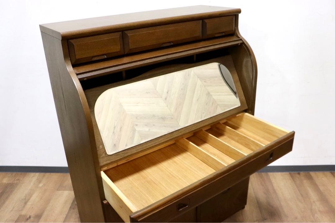 GMHH178○中屋家具 遊 ライティングビューロー ドレッサー デスク 化粧台