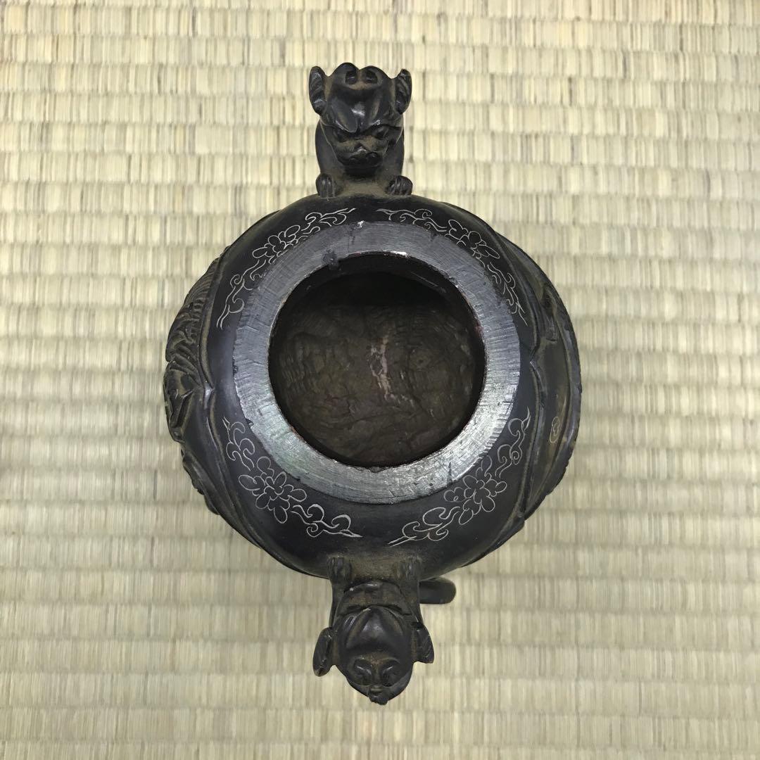 香炉　石　古い香炉　アンティーク