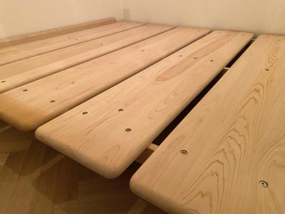 木製すのこベッド ダブルサイズ相当