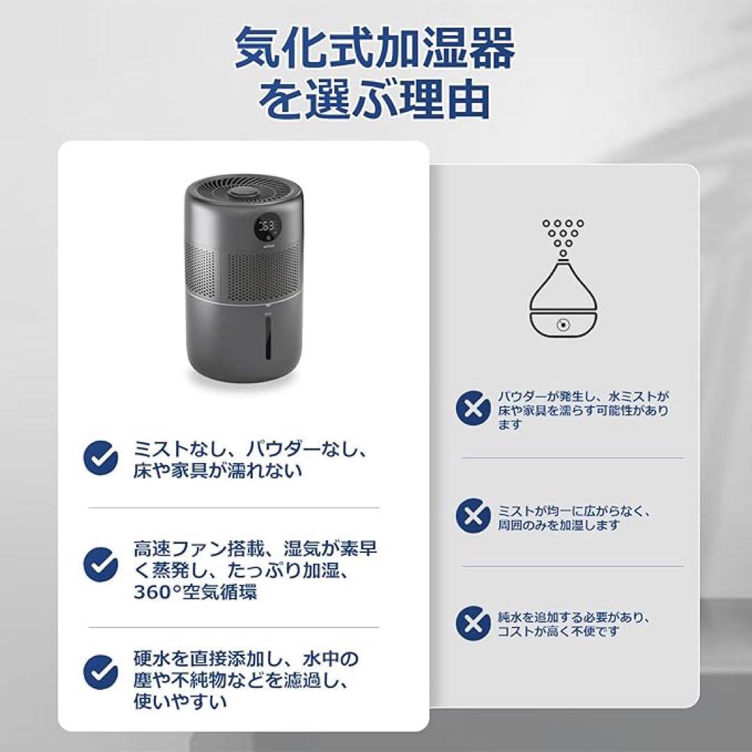 mifasol 加湿器 5L 大容量 400ml/h