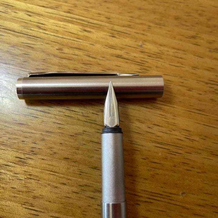 MONTBLANC モンブラン 万年筆 ノブレス MB EF シルバー