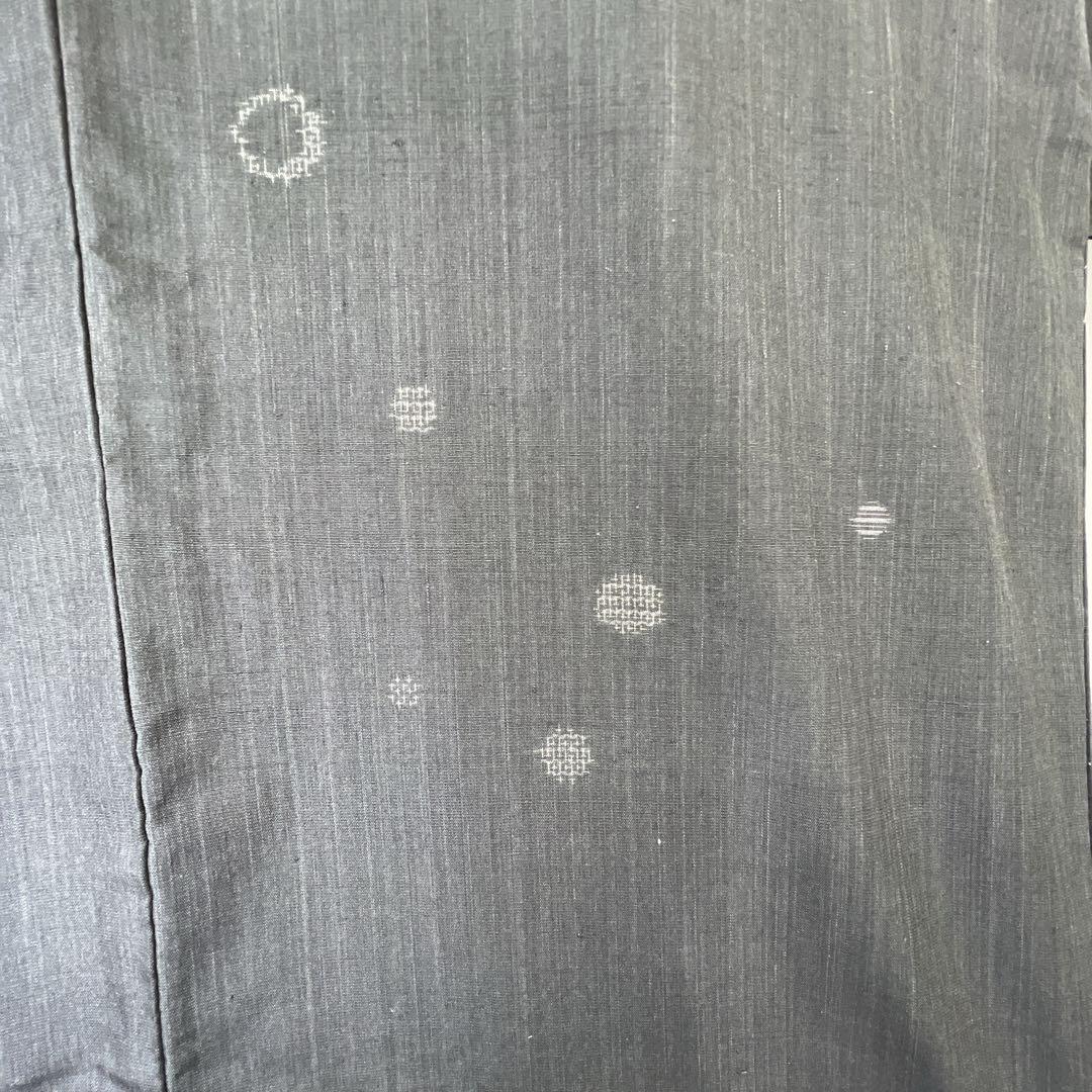 【未着用】特撰真綿結城紬　奥順謹製　証紙あり　はたおり娘　本湯通し　槌打ち　絣